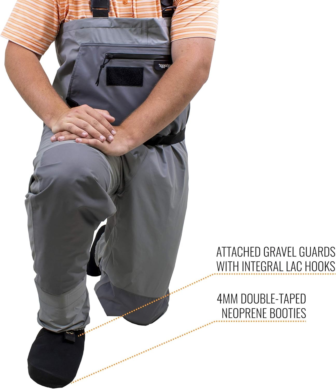 FROGG TOGGS Men's Hellbender PRO Stocking Foot Chest Wader - Image 4