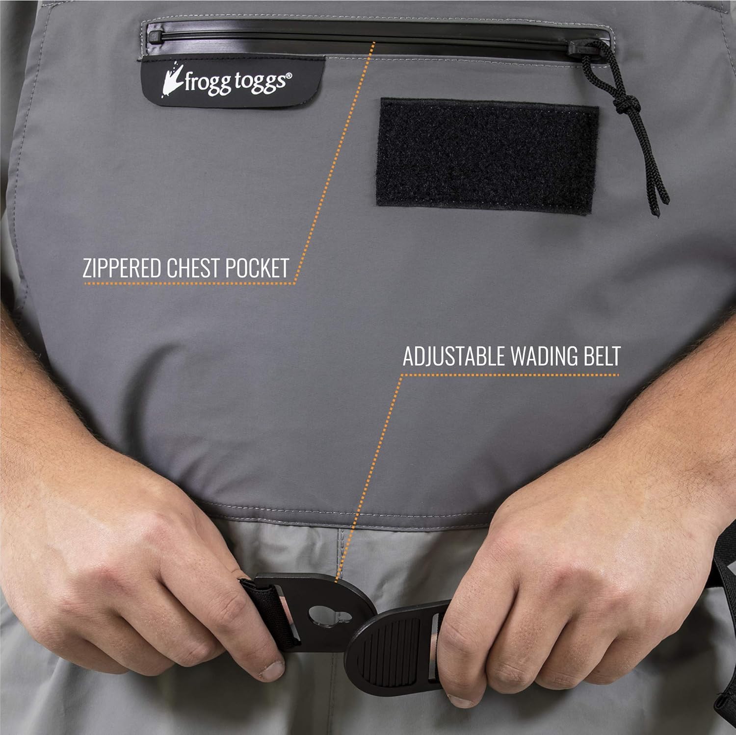 FROGG TOGGS Men's Hellbender PRO Stocking Foot Chest Wader - Image 5